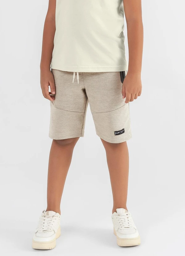 Colorittá - Bermuda Menino Infantil Bege