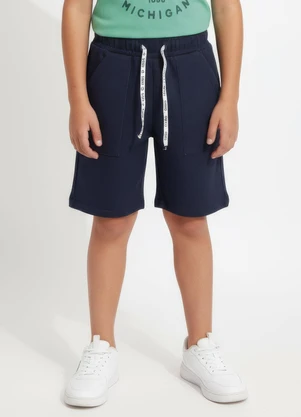 Multimarcas - Bermuda Menino Azul - MULTIMARCAS