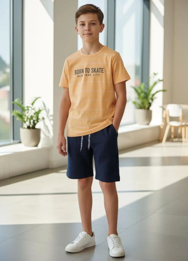 Multimarcas - Bermuda Menino Azul 3