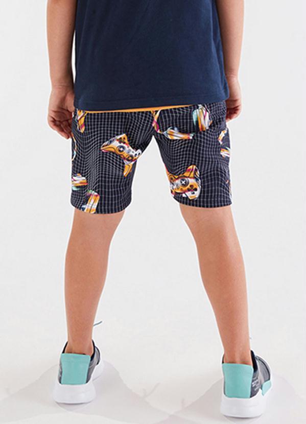 Tigor T Tigre - Bermuda Menino Azul 2