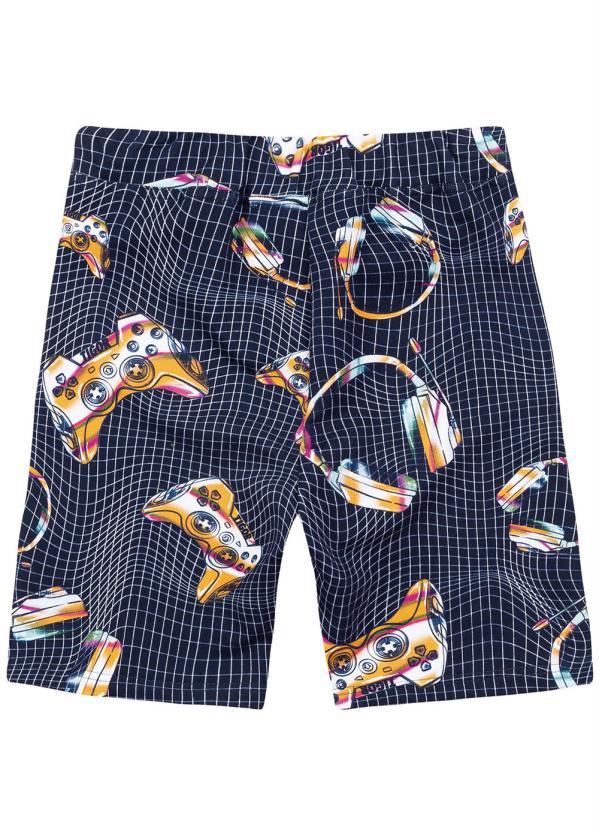 Tigor T Tigre - Bermuda Menino Azul 5