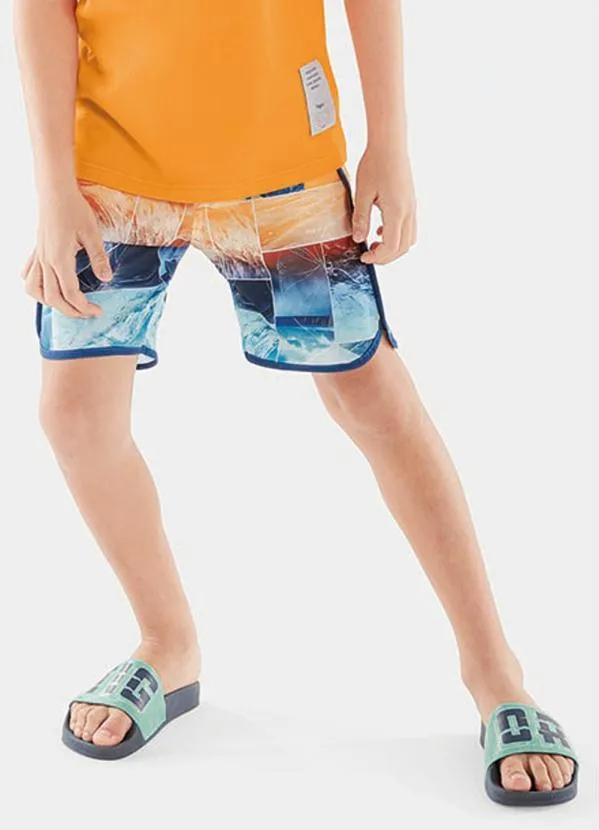 Tigor T Tigre - Bermuda Menino Azul