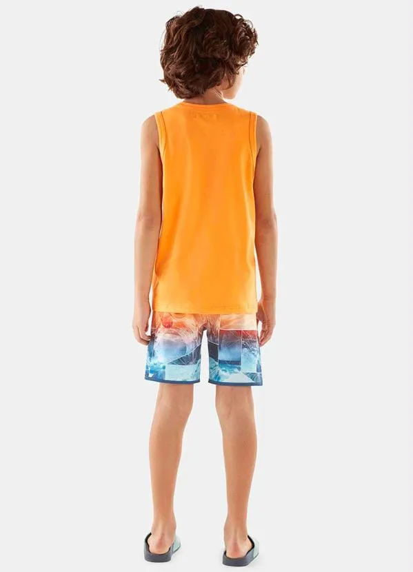 Tigor T Tigre - Bermuda Menino Azul 4