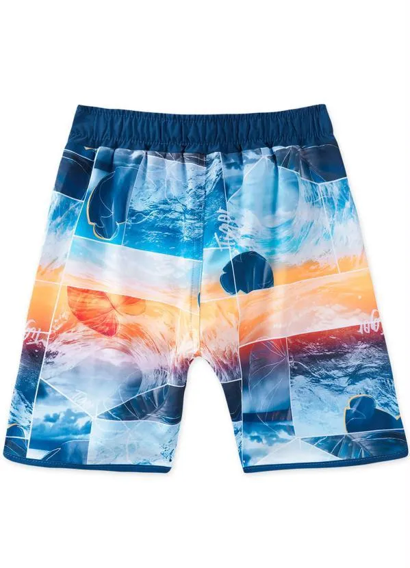 Tigor T Tigre - Bermuda Menino Azul 6