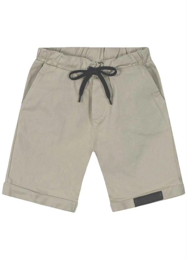 Tigor T Tigre - Bermuda Menino Bege