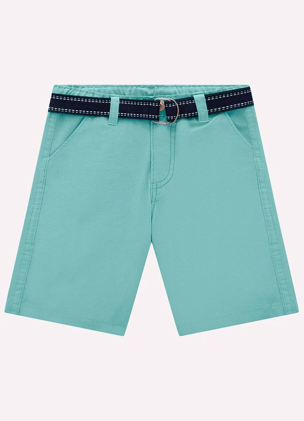 Milon - Bermuda Menino em Bari Linho Milon Verde