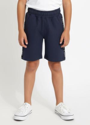 Bermuda Menino em Malha (Azul)