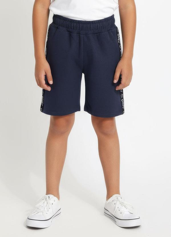 Bermuda Menino em Malha (Azul)