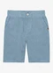 Trick Nick - Bermuda Menino Linho Strong Bege - variação: Azul