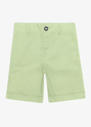 Trick Nick - Bermuda Menino Linho Verde - TRICK NICK