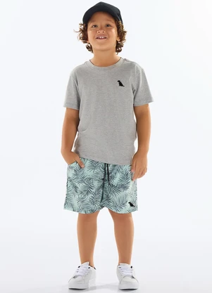 Quimby - Bermuda Menino Microfibra Verde - QUIMBY