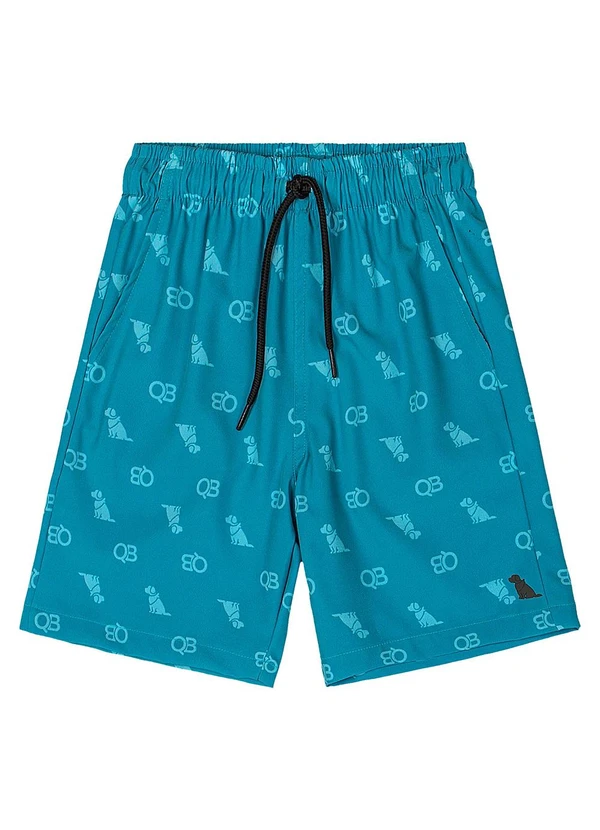 Quimby - Bermuda Menino Microfibra Verde 3