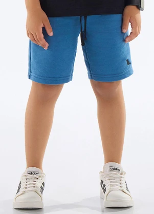 Quimby - Bermuda Menino Moletom Azul - QUIMBY