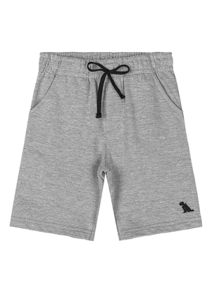 Quimby - Bermuda Menino Moletom Cinza - QUIMBY