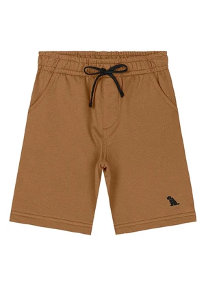 Quimby - Bermuda Menino Moletom Marrom - QUIMBY