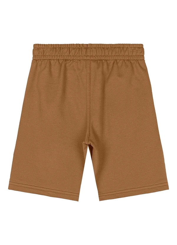 Quimby - Bermuda Menino Moletom Marrom 2