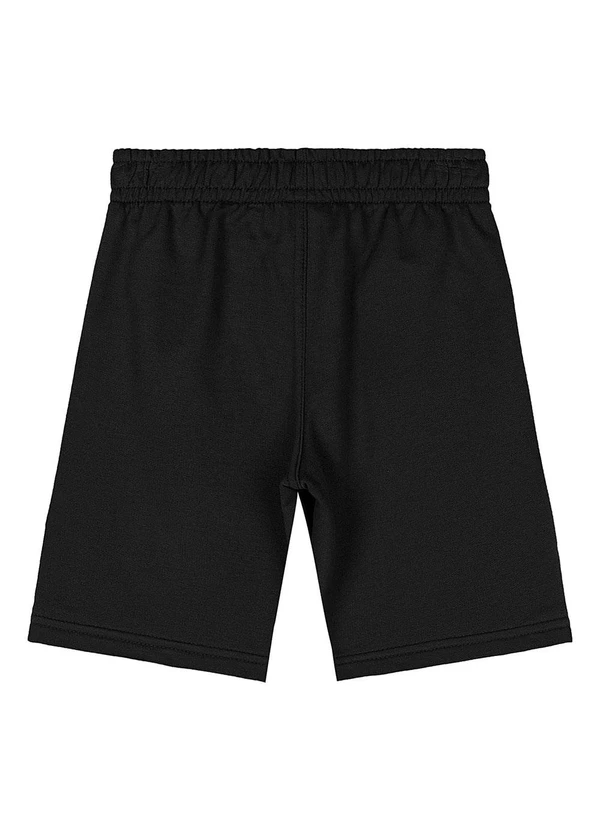 Quimby - Bermuda Menino Moletom Preto 2