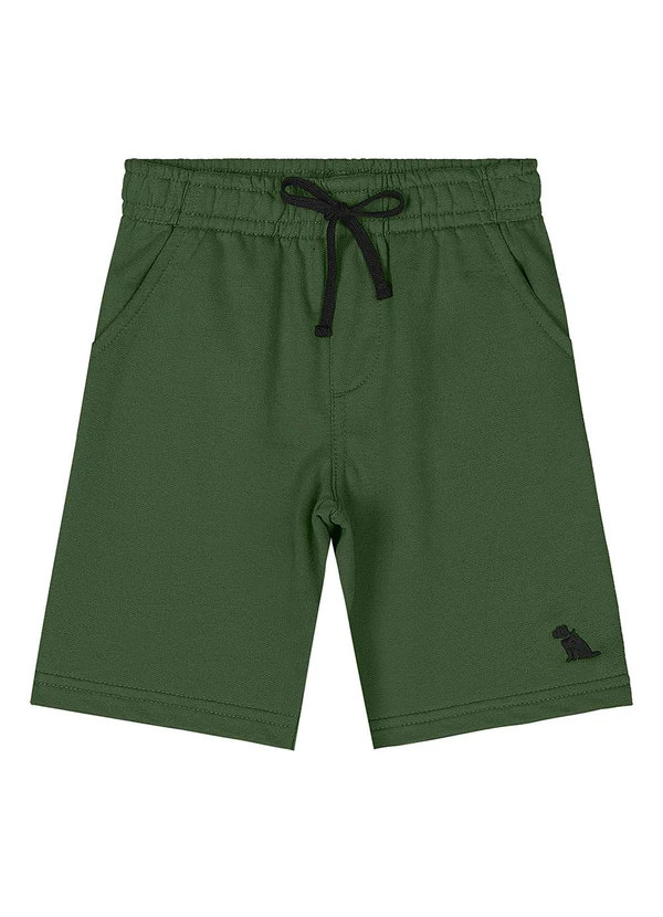 Quimby - Bermuda Menino Moletom Verde