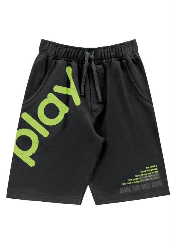 Playground - Bermuda Menino Preto