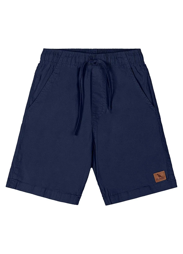 Quimby - Bermuda Menino Sarja Azul 3