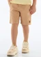 Quimby - Bermuda Menino Sarja Verde - variação: Marrom