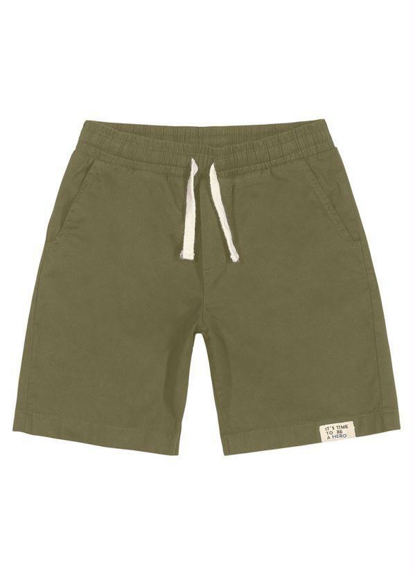 Trick Nick - Bermuda Menino Sarja Verde