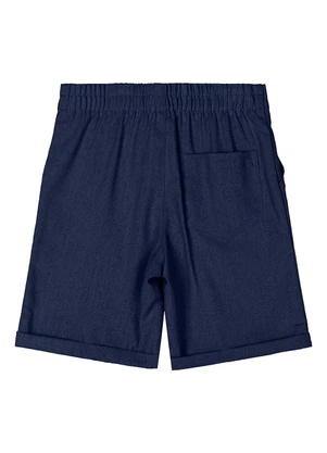 Quimby - Bermuda Menino Viscolinho Azul - QUIMBY