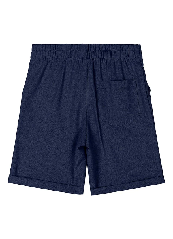 Quimby - Bermuda Menino Viscolinho Azul 2