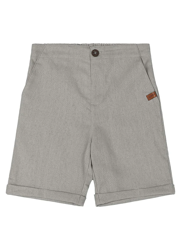 Quimby - Bermuda Menino Viscolinho Cinza 3