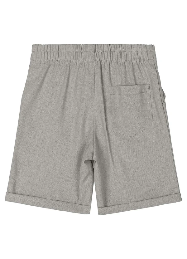 Quimby - Bermuda Menino Viscolinho Cinza 4