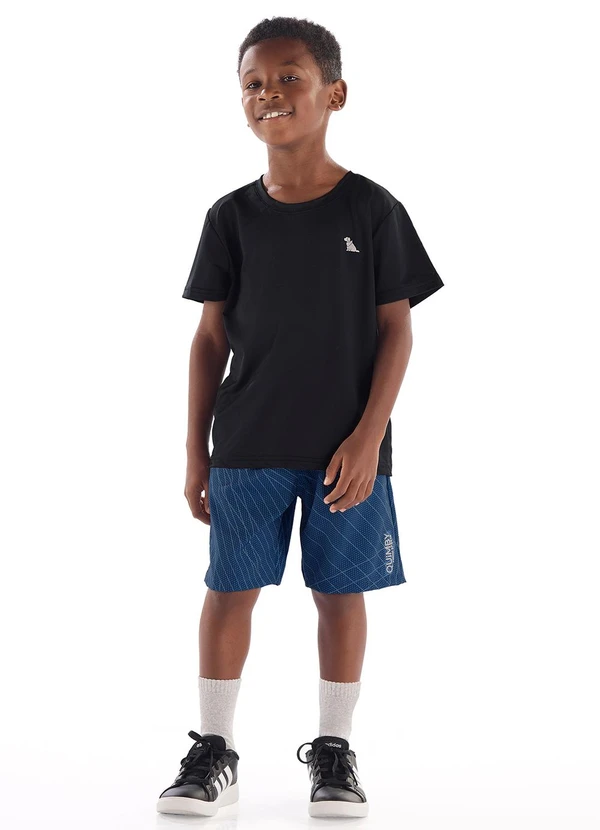 Quimby - Bermuda Microfibra Estampado Quimby Azul 2