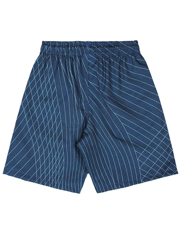 Quimby - Bermuda Microfibra Estampado Quimby Azul 4