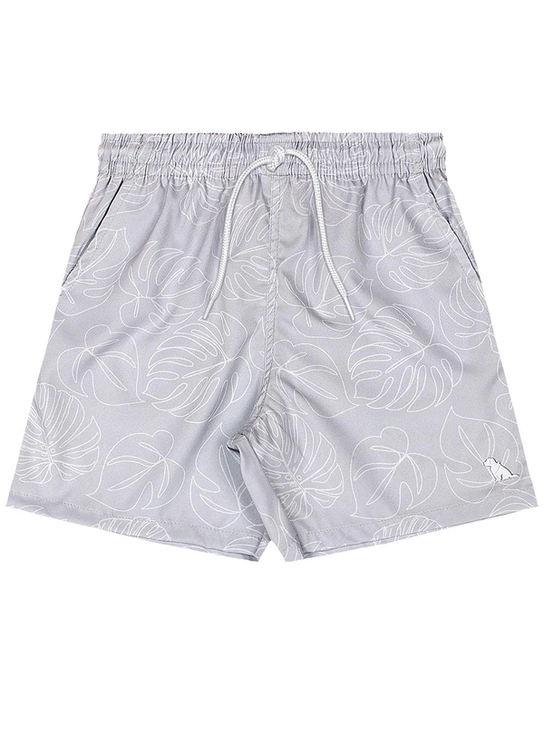 Quimby - Bermuda Microfibra Tropical Cinza 3