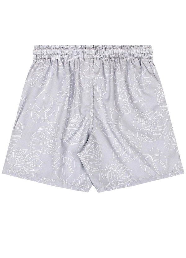 Quimby - Bermuda Microfibra Tropical Cinza 4