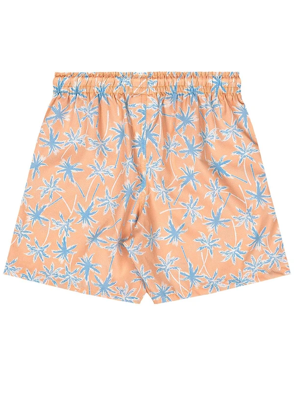 Quimby - Bermuda Microfibra Tropical Laranja 4