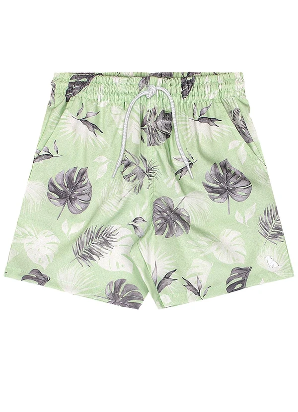 Quimby - Bermuda Microfibra Tropical Verde 3