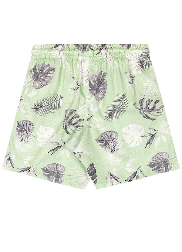 Quimby - Bermuda Microfibra Tropical Verde 4