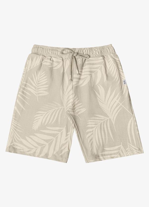 Minty - Bermuda Molecotton Masculina Bege 3