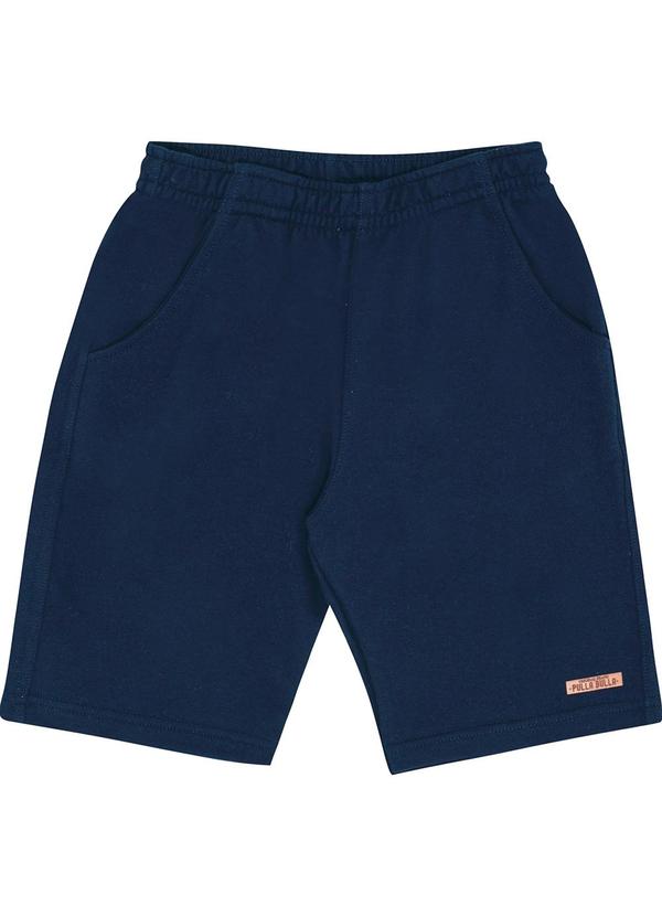 Pulla Bulla - Bermuda Moletom Azul