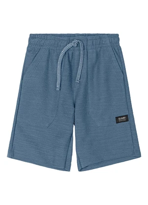 Quimby - Bermuda Moletom Flamê Menino Azul - QUIMBY