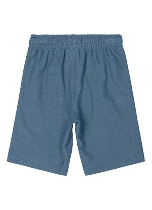 Quimby - Bermuda Moletom Flamê Menino Azul - QUIMBY
