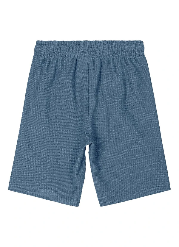 Quimby - Bermuda Moletom Flamê Menino Azul 2