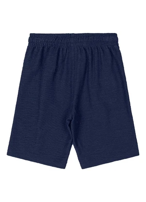 Quimby - Bermuda Moletom Flamê Menino Azul - QUIMBY