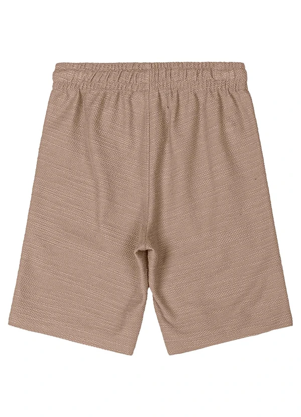 Quimby - Bermuda Moletom Flamê Menino Marrom 4