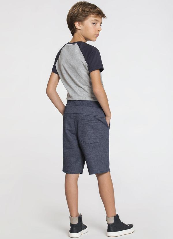 Sun Place - Bermuda Moletom Infantil Menino Jogger Cinza 4