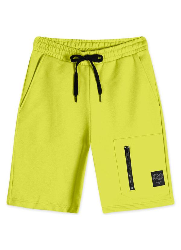 Hapier - Bermuda Moletom Juvenil Masculina Verde