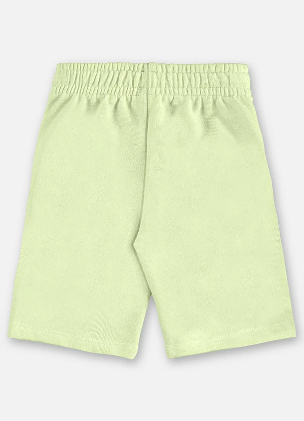 Up Baby - Bermuda Moletom Linho Infantil Verde 2