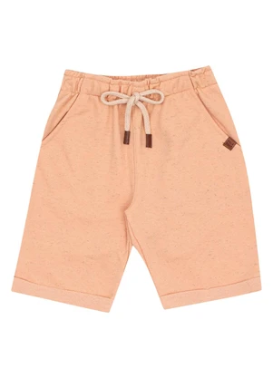 Pulla Bulla - Bermuda Moletom Linho Laranja - PULLA BULLA