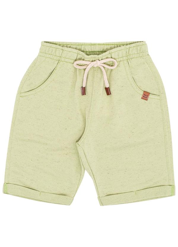 Pulla Bulla - Bermuda Moletom Linho Verde 3