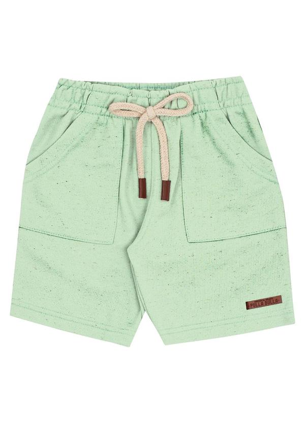 Pulla Bulla - Bermuda Moletom Linho Verde